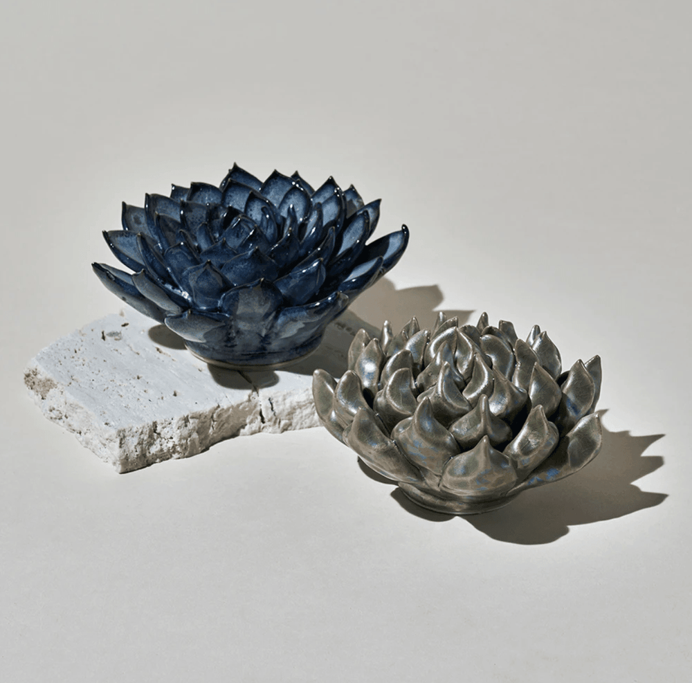 CHIVE Home Large Succulent Blue / Grey