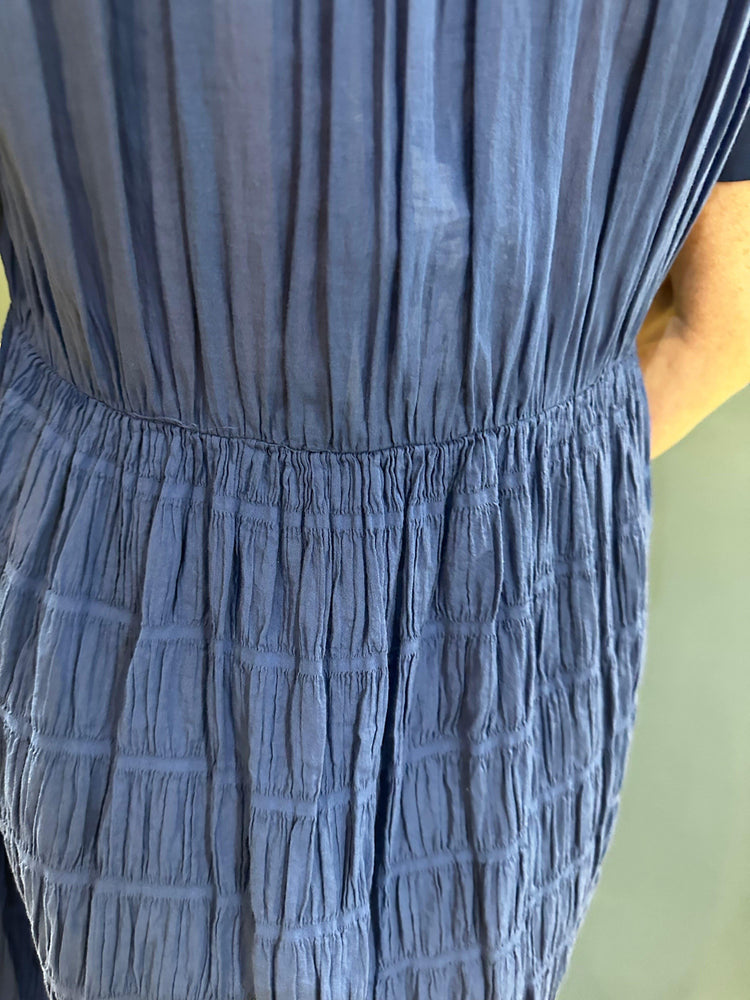 European Culture Dresses Short Sleeve Dress in Mediterranean Blue