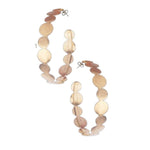 FL Private Collection Earrings Bronze Dot Wrap Hoops