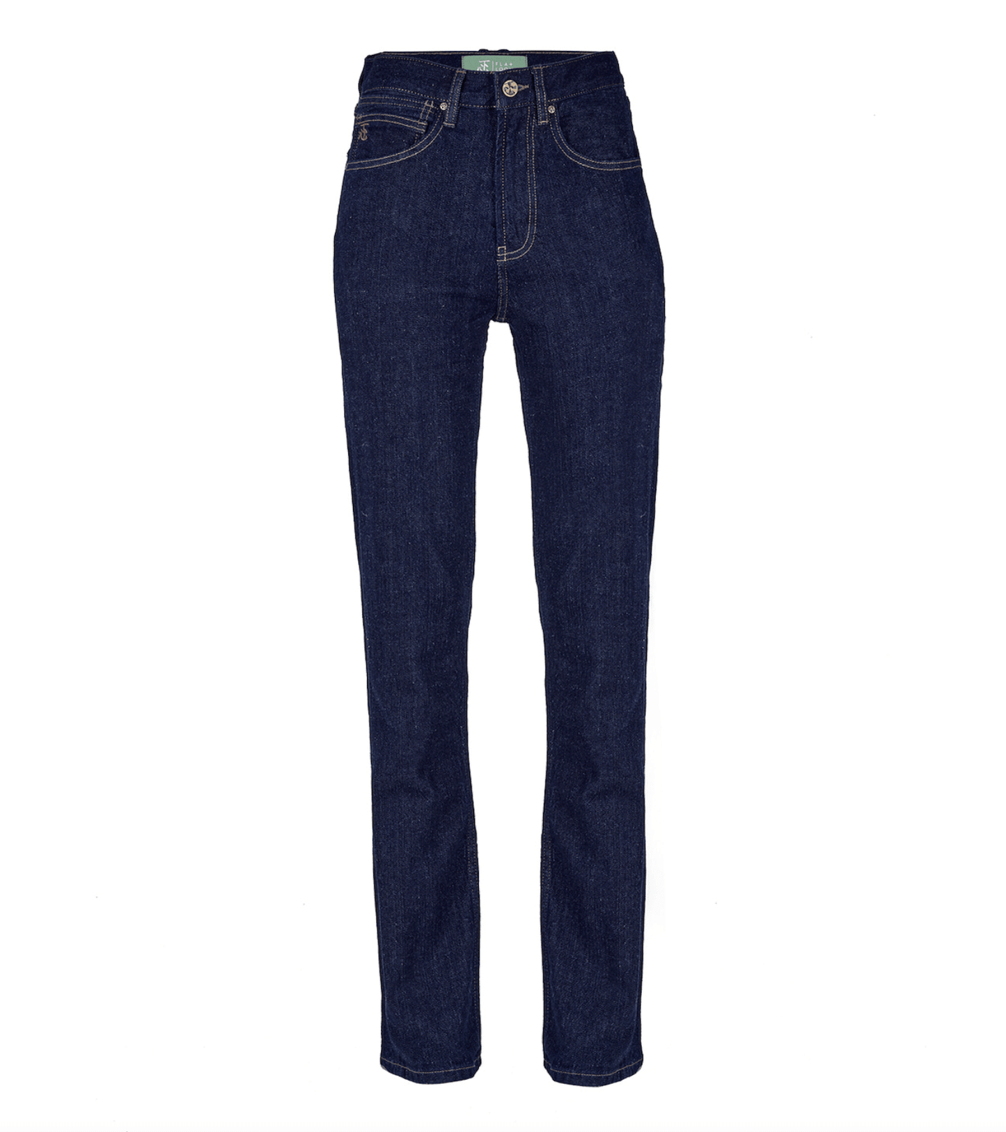 Flax and Loom Trousers Lucille Rinse Denim Jeans