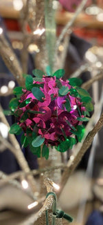 Home Home Pink & Green Spikes Bauble
