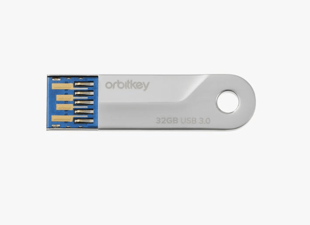 Orbitkey Mens Keyrings Orbitkey USB 3.0 32GB