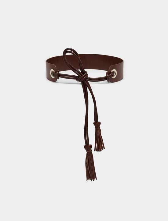 Pennyblack Accessories CLELIA Brown Tassel Belt