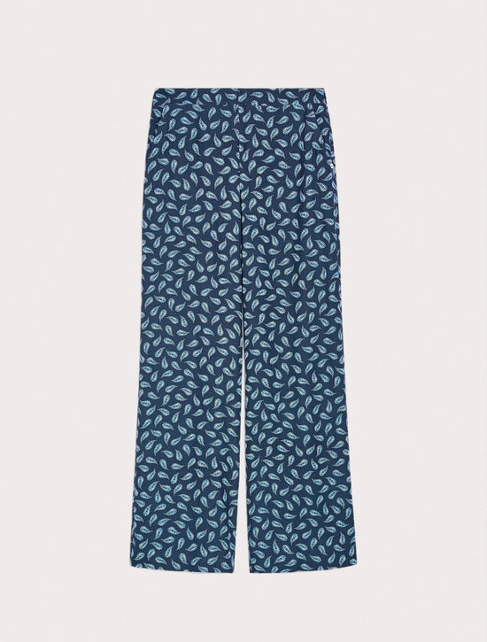 Load image into Gallery viewer, Pennyblack Trousers LAGUNA Navy Paisley Trousers
