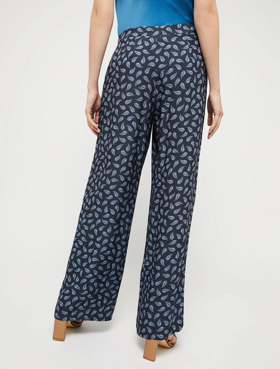 Load image into Gallery viewer, Pennyblack Trousers LAGUNA Navy Paisley Trousers
