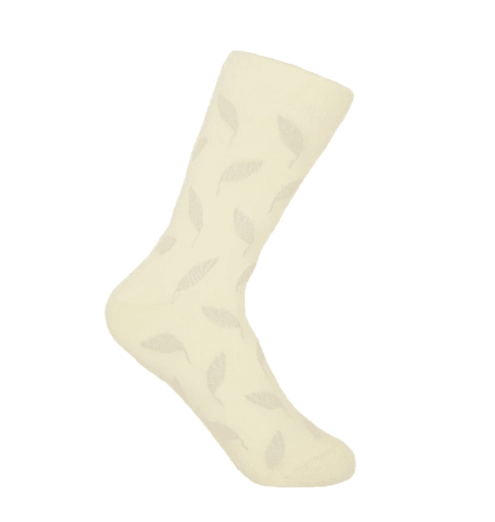 Peper Harow Accessories Leaf Socks In Cream