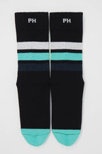 Peper Harow Accessories Striped Sports Socks Black