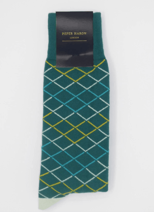 Peper Harow Mens Accessories Hastings in Dark Teal