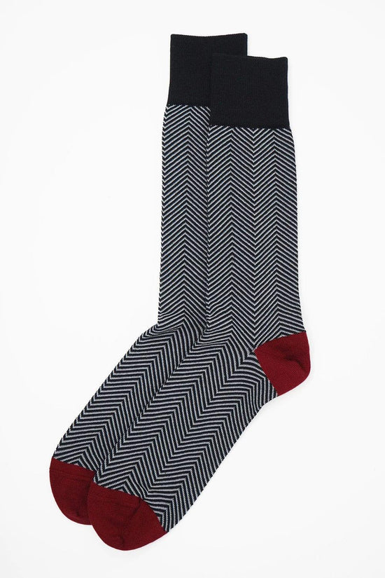 Peper Harow Mens Accessories Lux Taylor Sock Black