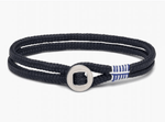 Don Dino Bracelet in Navy and Silver