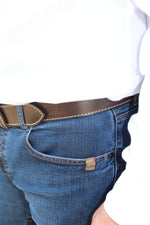 SAND - Mens Mens Trousers Burton Dark Denim Stretch Fit Jeans