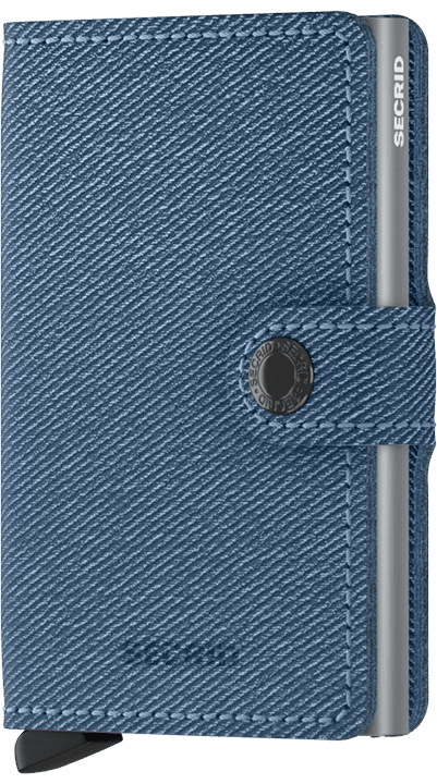 Mini Wallet Twist Jeans Blue