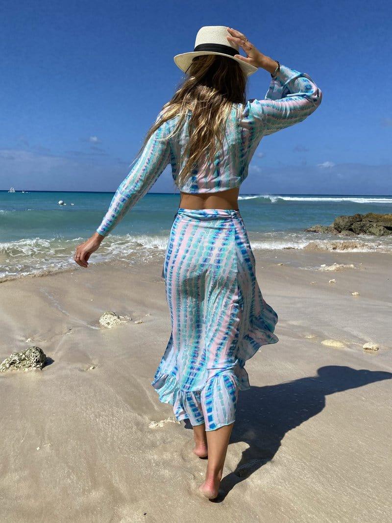 Wrap around hot sale beach skirt