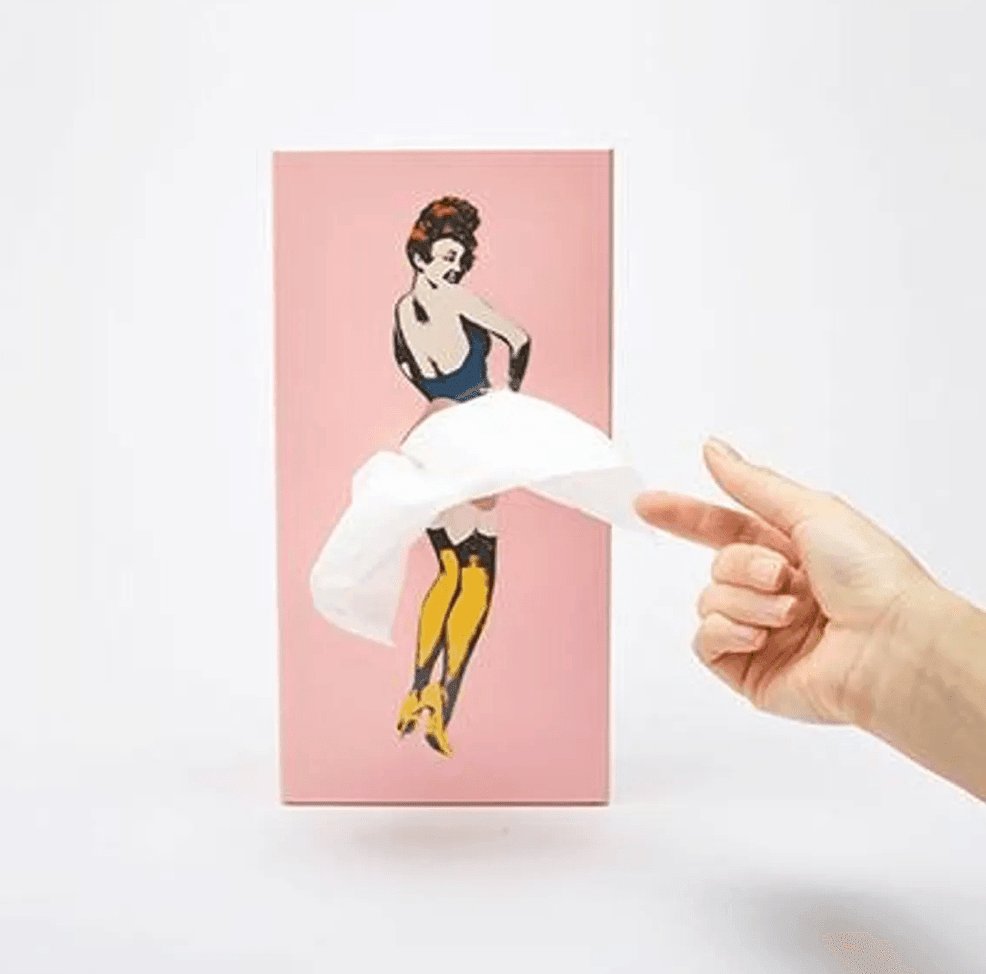 SPEXTRUM Accessories Tissue-Up Retro Pin up Girl Rose