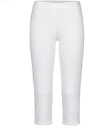 Ina8 Capri Trousers in White
