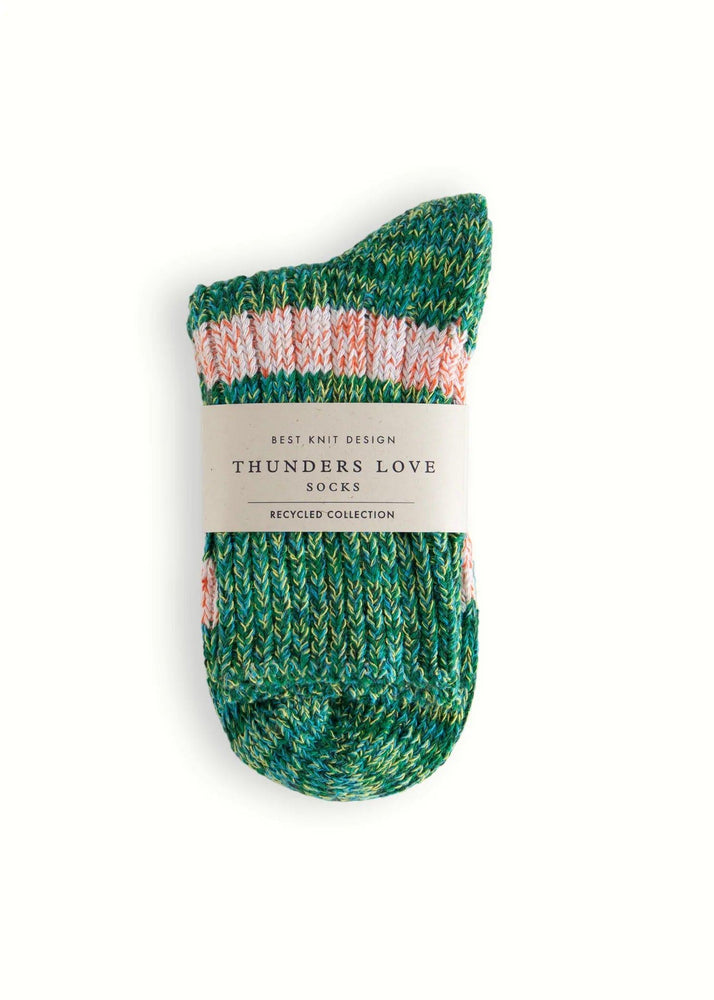 Thunders Love Socks Socks Green Island Brooklyn Green Socks