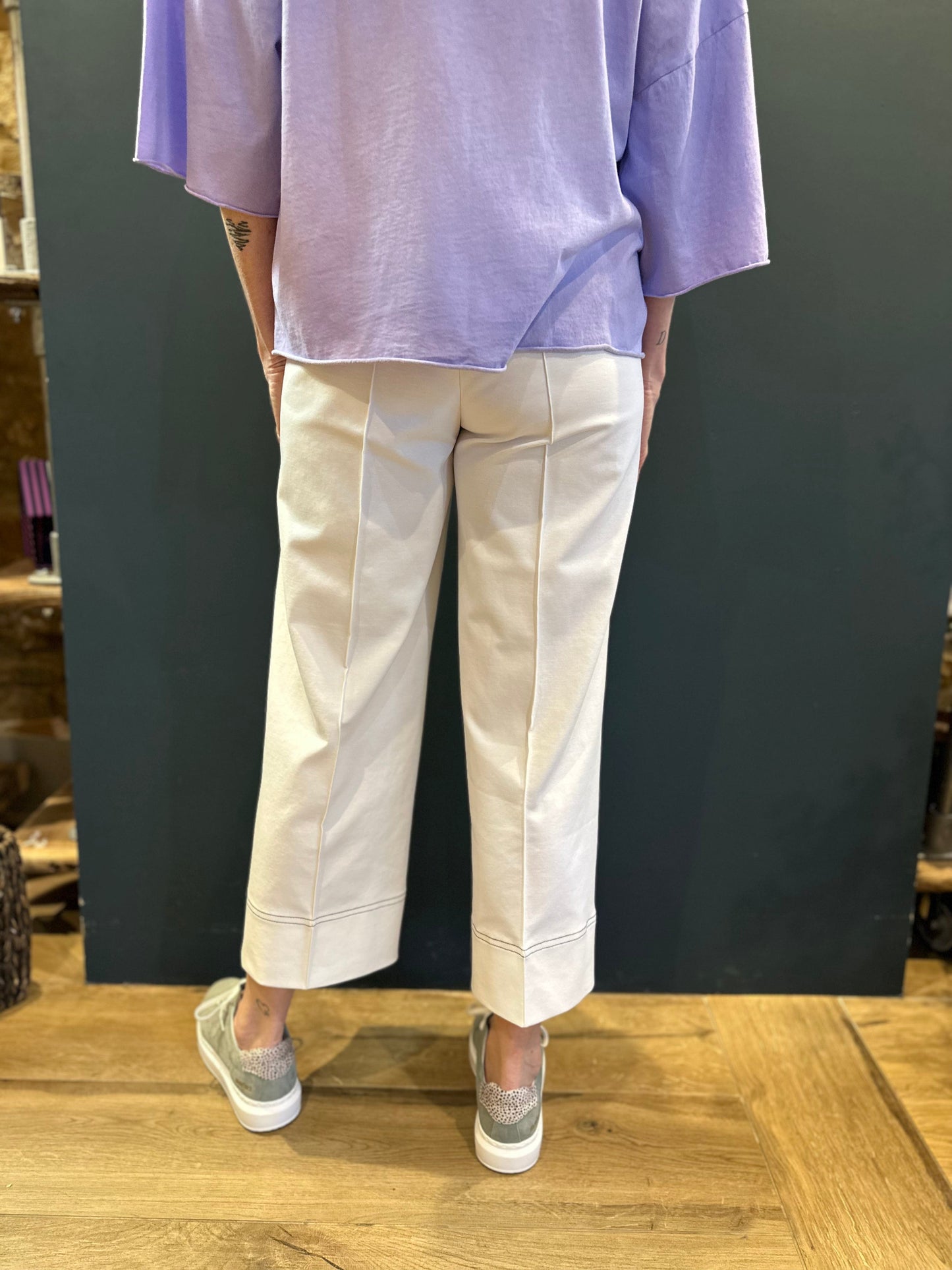 Load image into Gallery viewer, Vilagallo Trousers Beatriz Trousers in Cream
